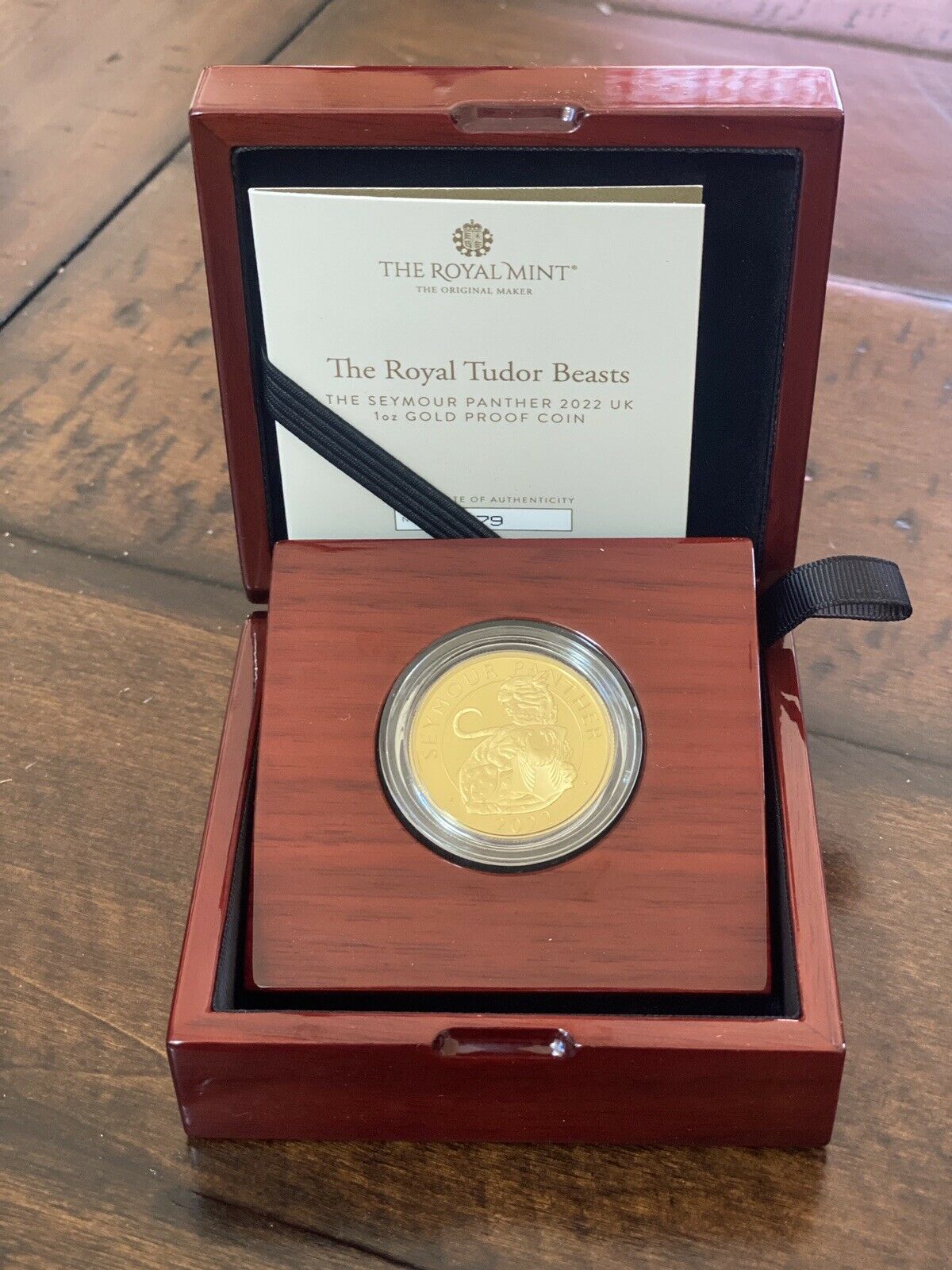 Tudor Beast Seymour Panther 2022 UK 1 oz Gold Proof NGC PF69 UC First Releases