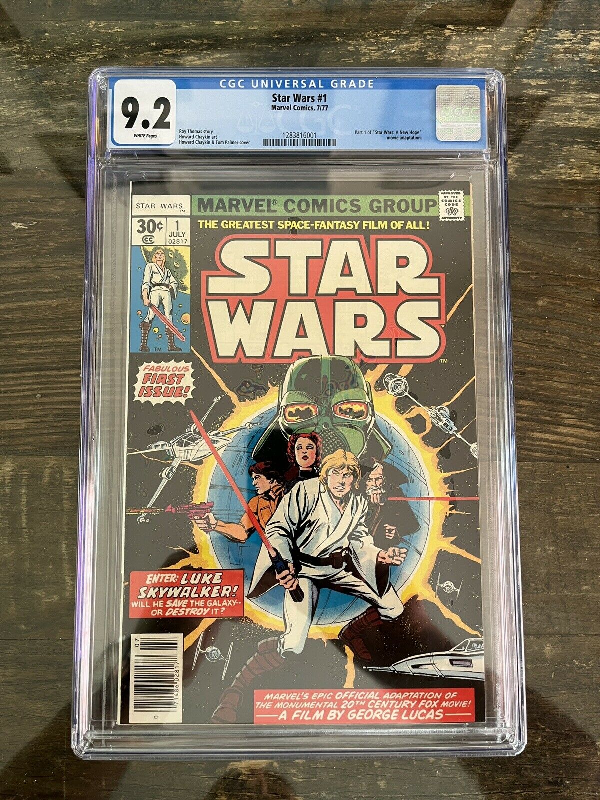 Star Wars #1 CGC 9.2 White Pages - Start to original Star Wars Story