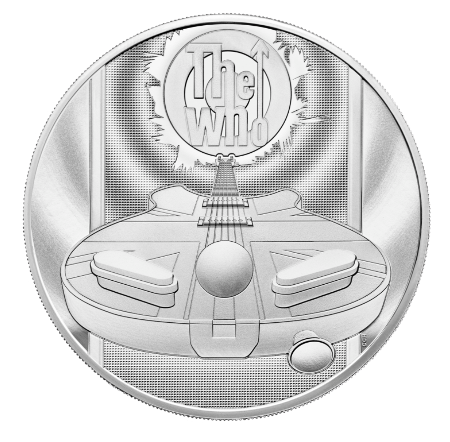 In Stock - The Who 2021 UK Five Ounce Silver Proof Coin