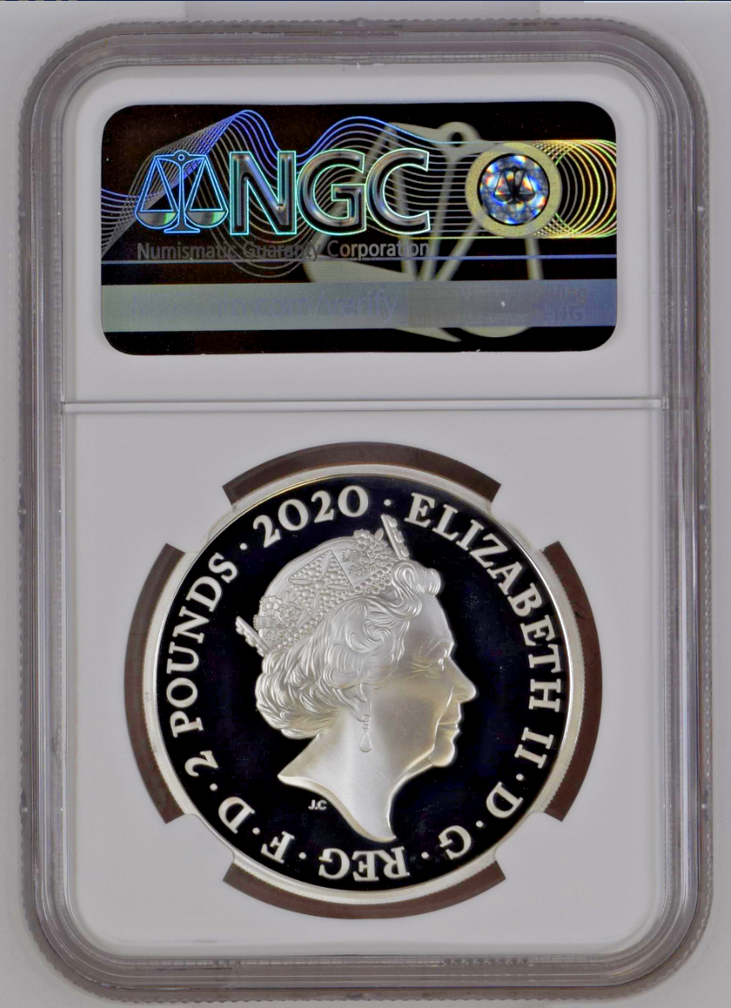 2020 G.Britain Shaken Not Stirred James Bond 1 oz Silver Proof NGC PF70 UC