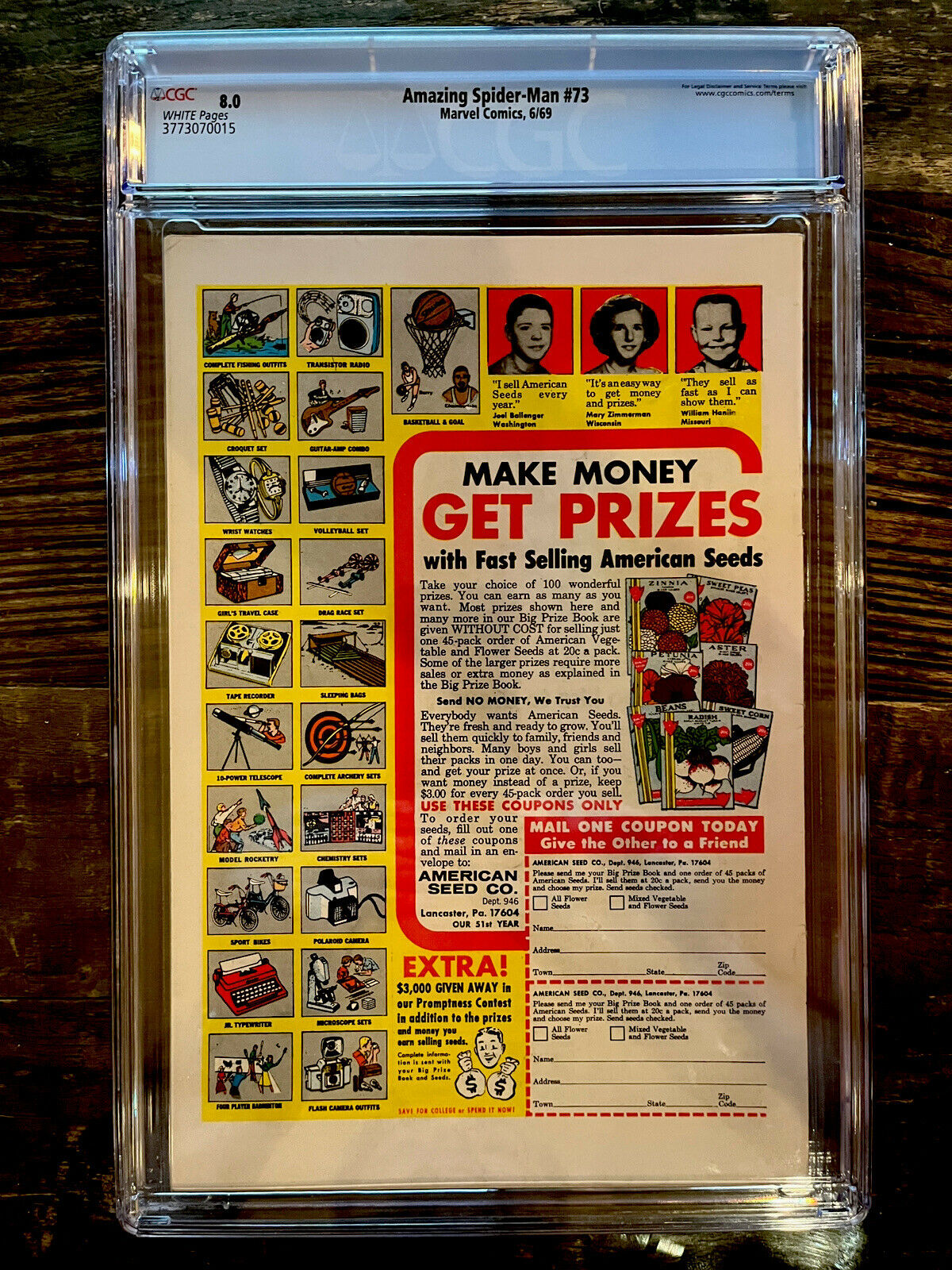 Amazing Spider-Man #103 CGC 8.0 - 1st Appearance Gog