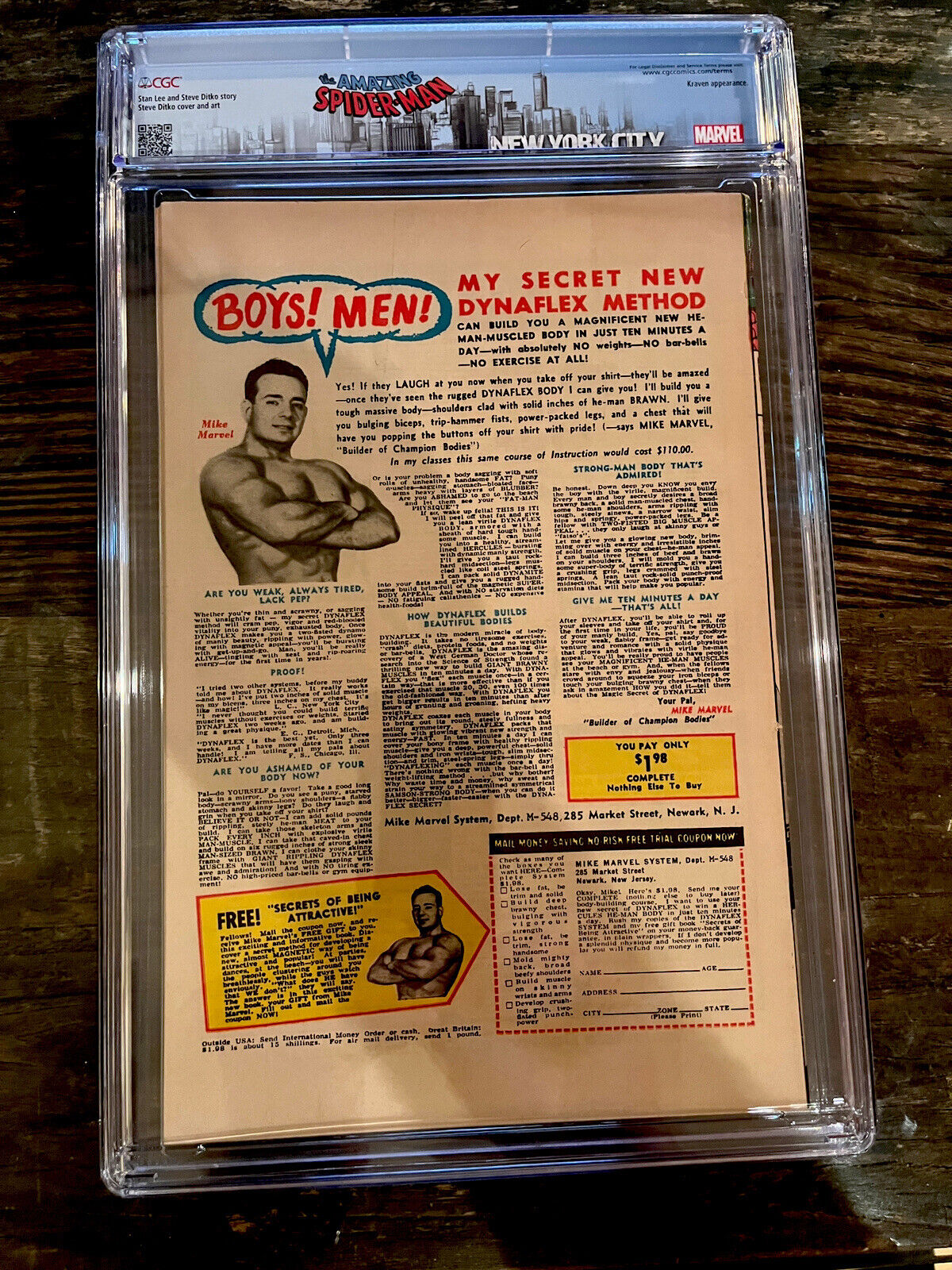 Spider-man Label! Amazing Spider-Man #34 CGC 5.0 - Kraven