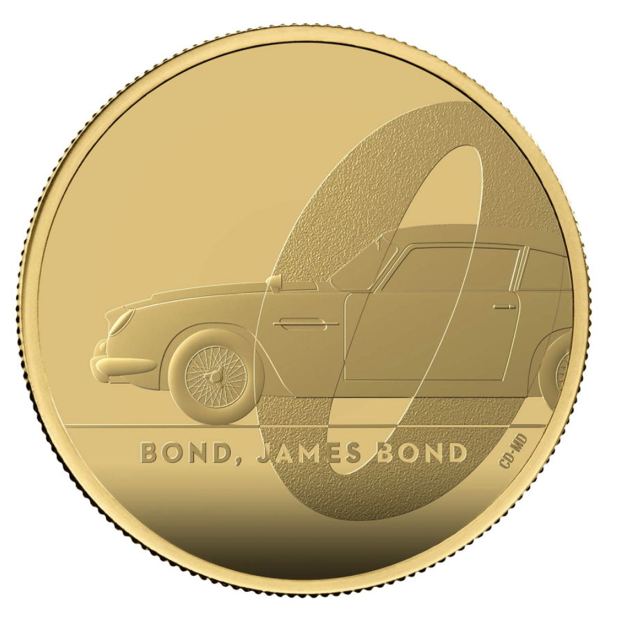 2020 Great Britain 1 oz Gold Proof Bond, James Bond Coin #1