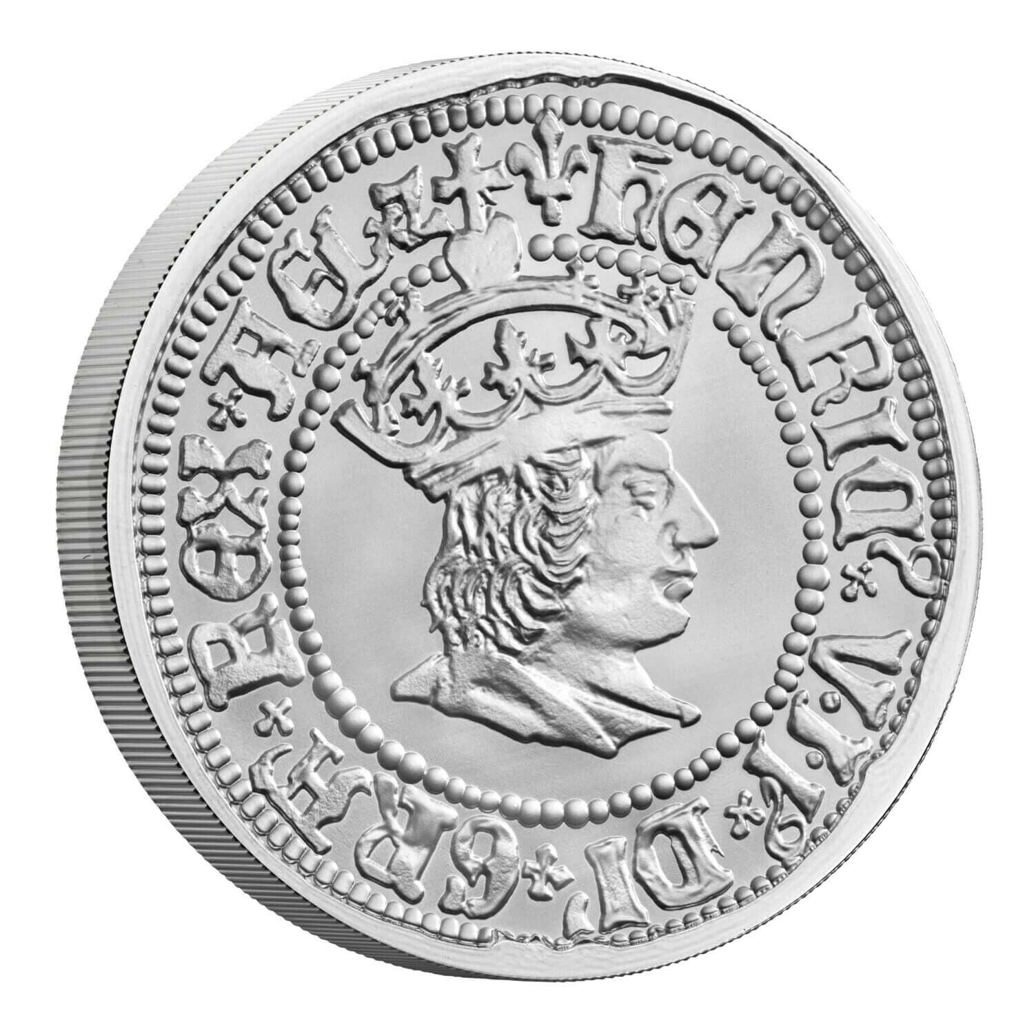 British Monarchs King Henry VII 2022 UK 1oz Silver Proof Coin