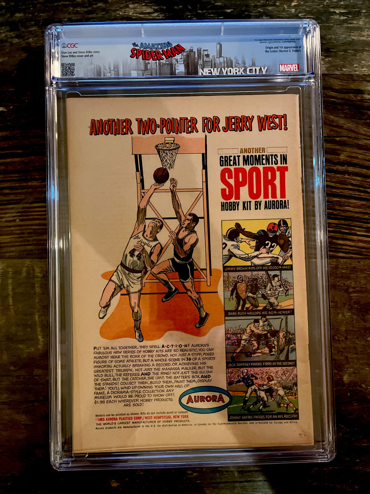 Spider-man Label! Amazing Spider-Man #36 CGC 5.0 - 1st Appearance the Looter