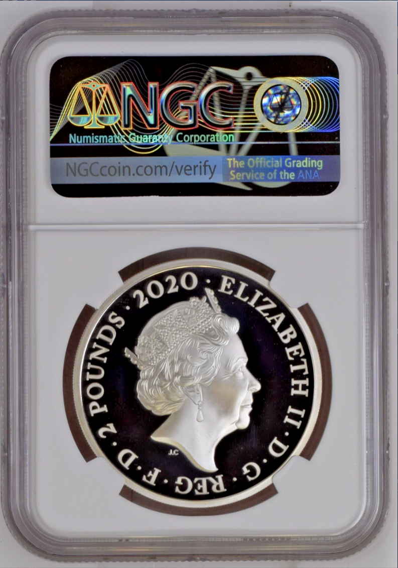 2020 G.Britain Shaken Not Stirred James Bond 1 oz Silver Proof NGC PF69 UC