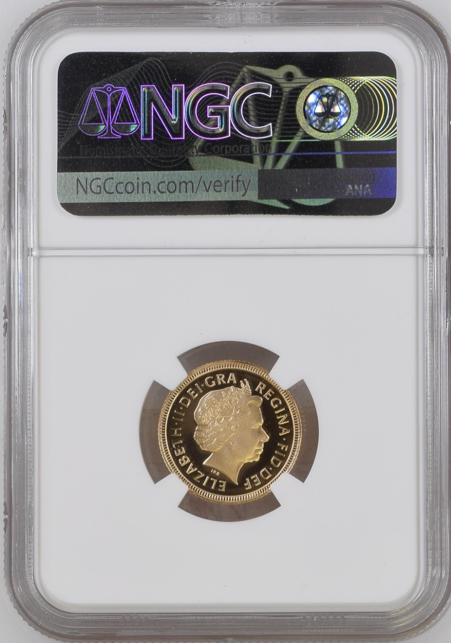 2002 Gold Half-Sovereign Golden Jubilee Proof NGC PF 70 ULTRA CAMEO