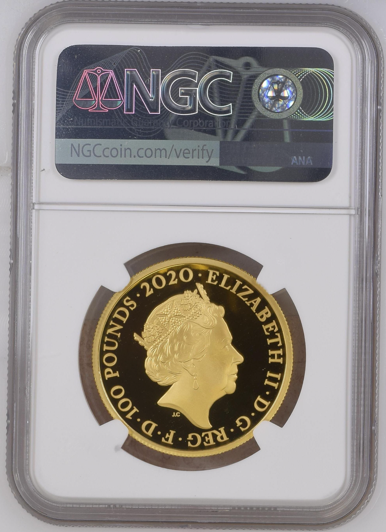 2020 GB 1 oz Gold Proof Bond, James Bond Coin #1 NGC PF69 Ultra Cameo Box & COA