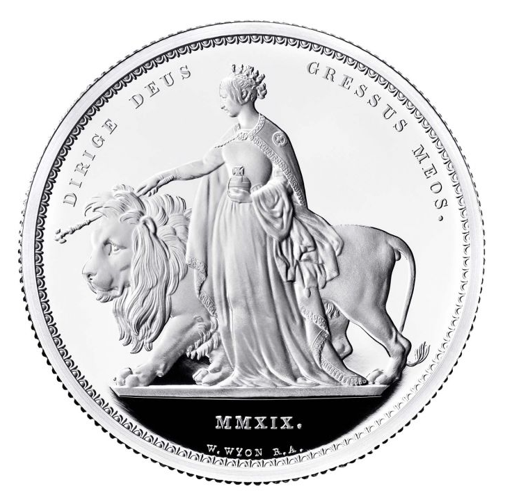 2019 Una and the Lion 2 Kilo Silver Proof Coin - The Great Engravers Collection