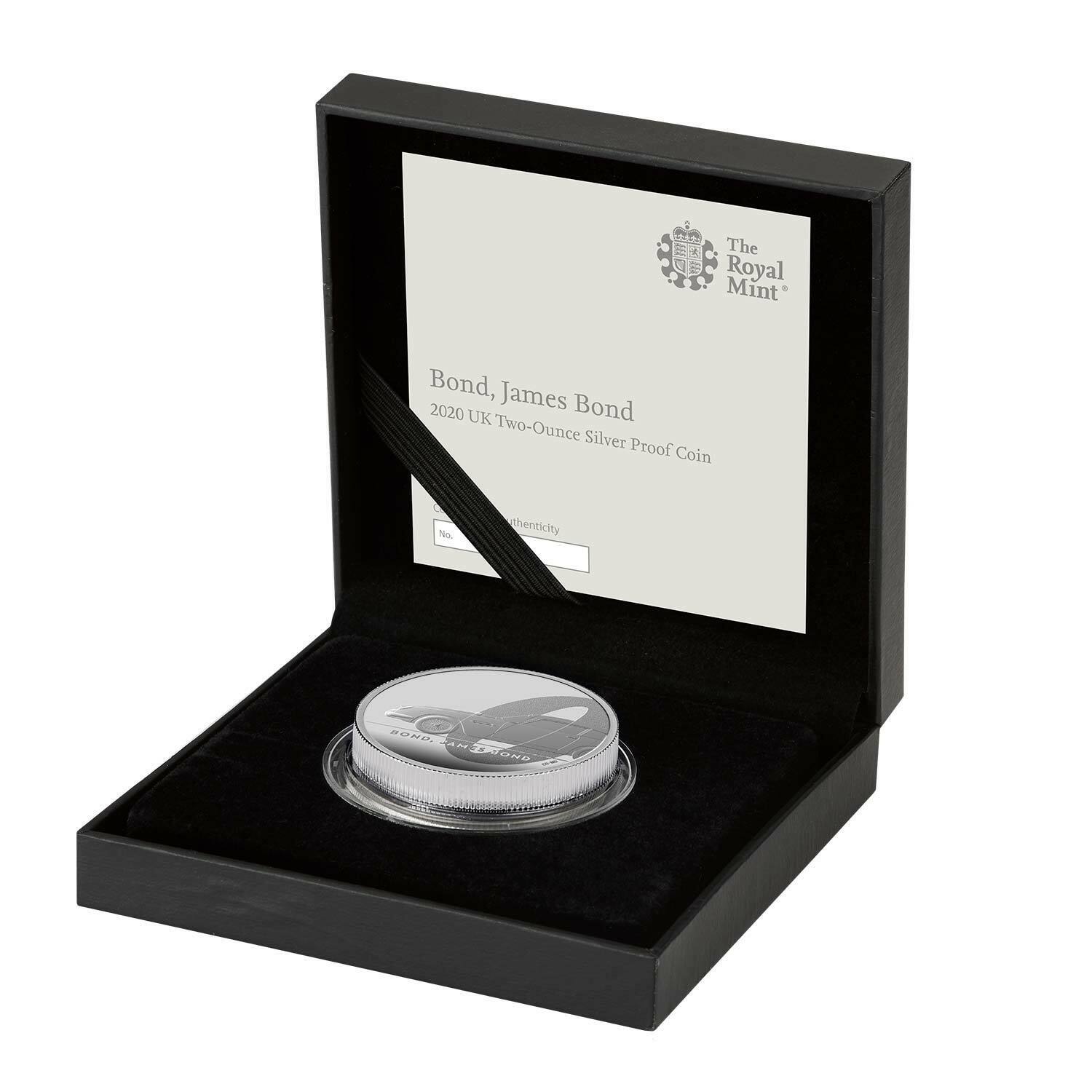 James Bond 2020 UK 2 Oz Silver Proof Coin – 3 Coin Series
