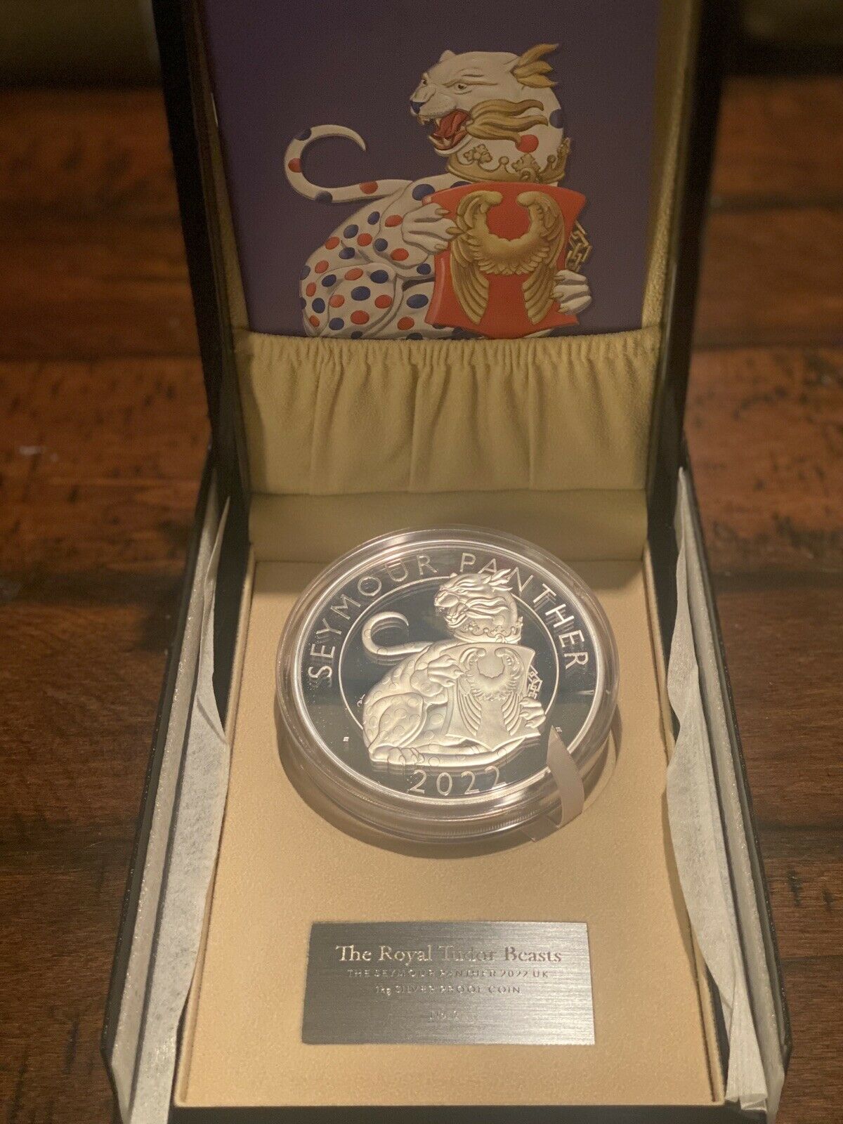 The Seymour Panther 2022 UK 1kg Silver Proof Coin