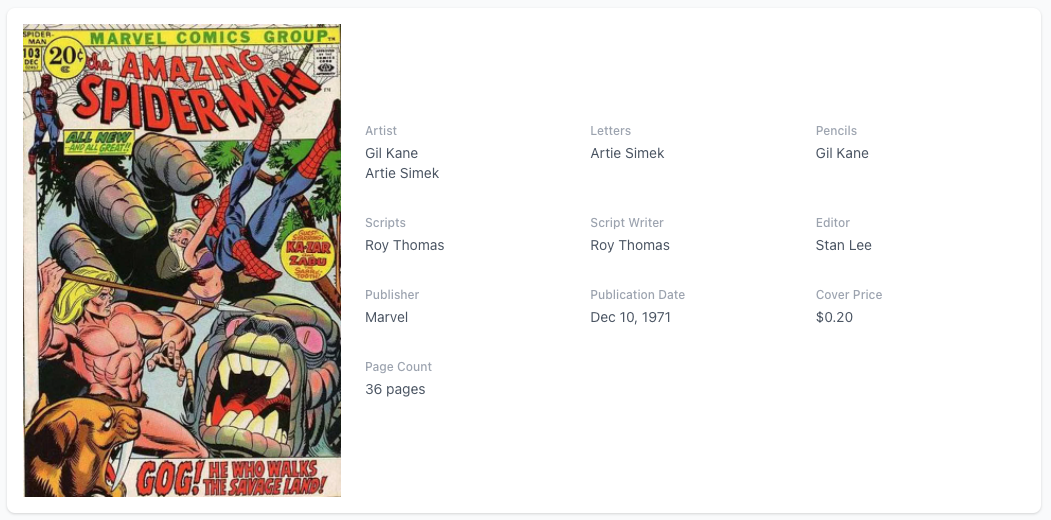 Amazing Spider-Man #103 CGC 8.0 - 1st Appearance Gog