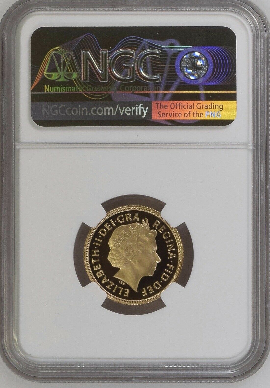 2002 Gold Sovereign Golden Jubilee Proof NGC PF70 Ultra Cameo