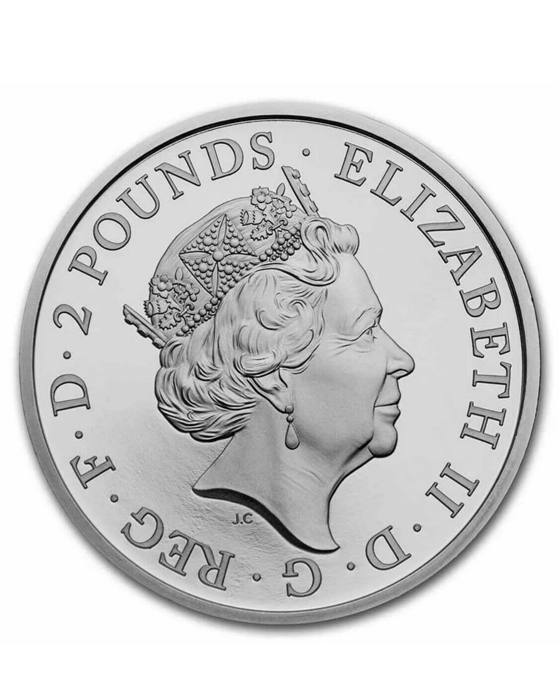 2021 GB 1 oz Silver Queen's Beasts Collector Proof NGC PF69 UC (w/Box & COA)