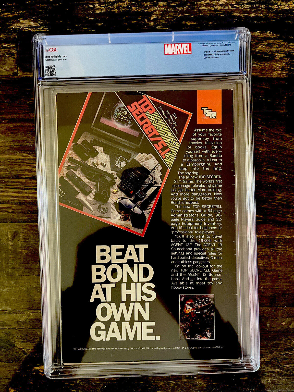 White Pages Newsstand! Amazing Spider-Man #300 CGC 5.0 - Venom Custom Label