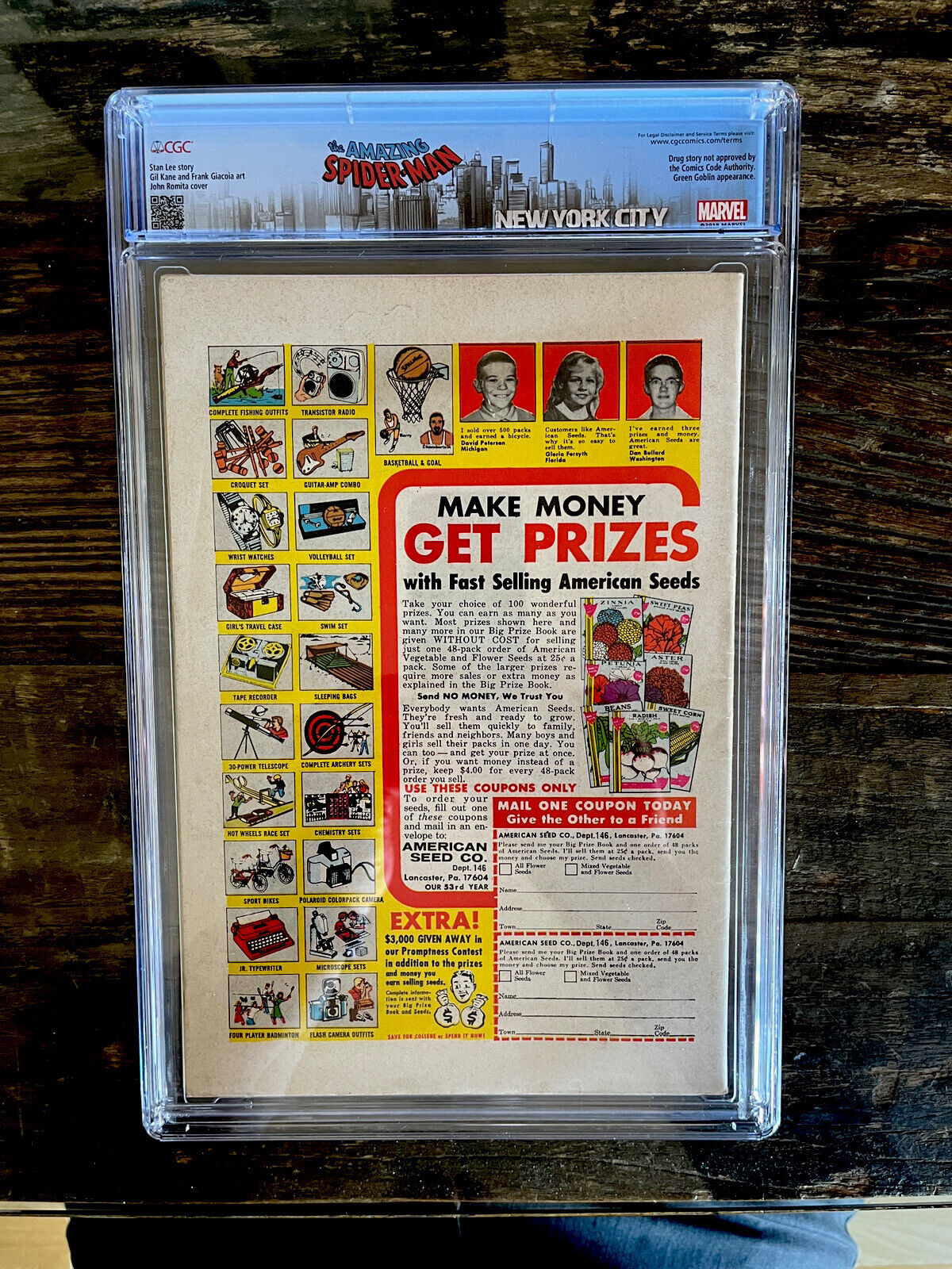 Rare White Pages! Amazing Spider-Man #99 CGC 6.5 - NYC Label - Green Goblin