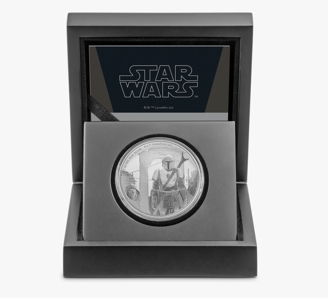 Disney 1 oz Proof Mandalorian ￼Star Wars Silver Coin .999 fine