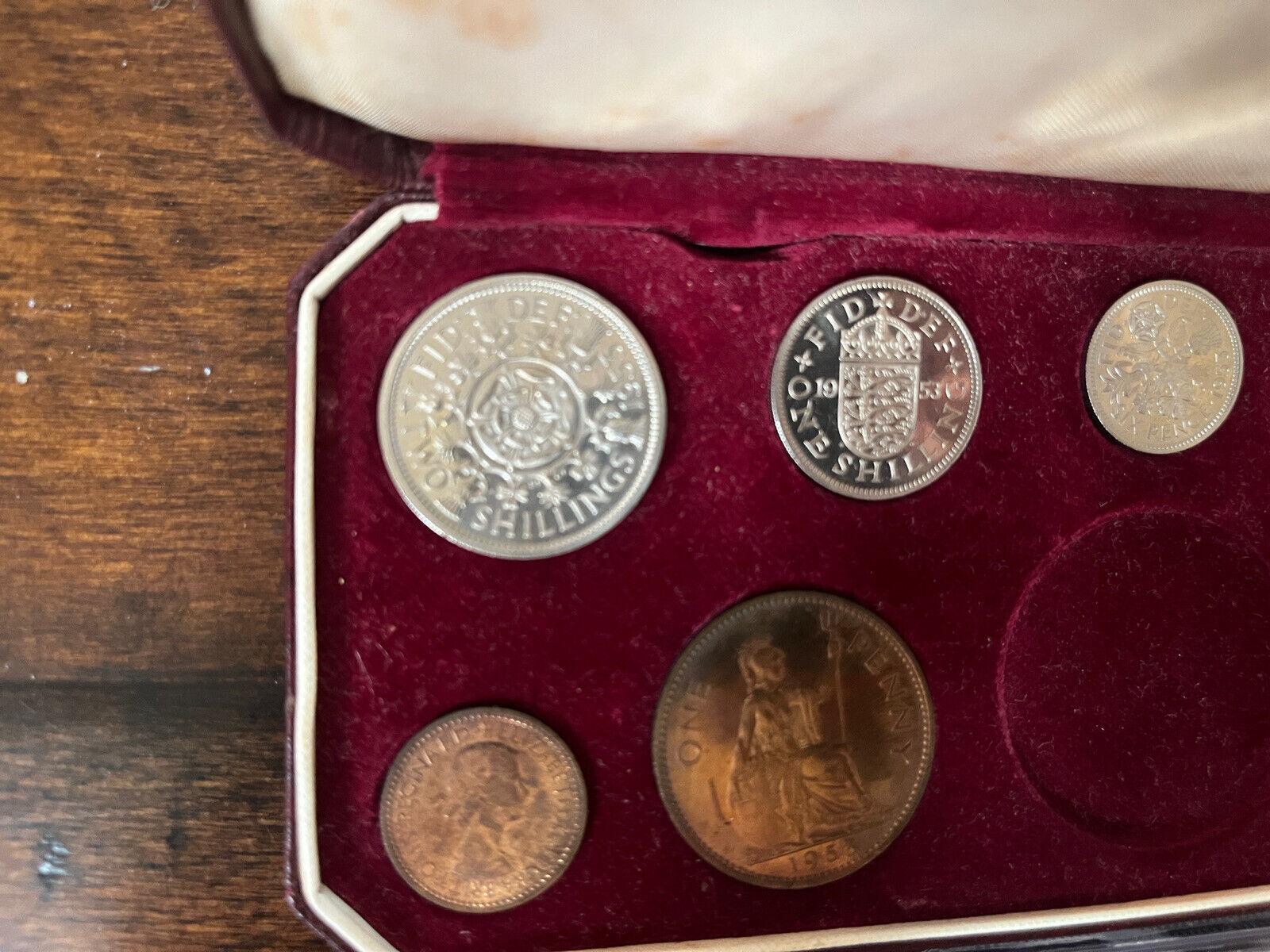 Rare Cameo! 1953 Great Britain Proof Crown Set - Coronation Crown NGC PF65 Cameo