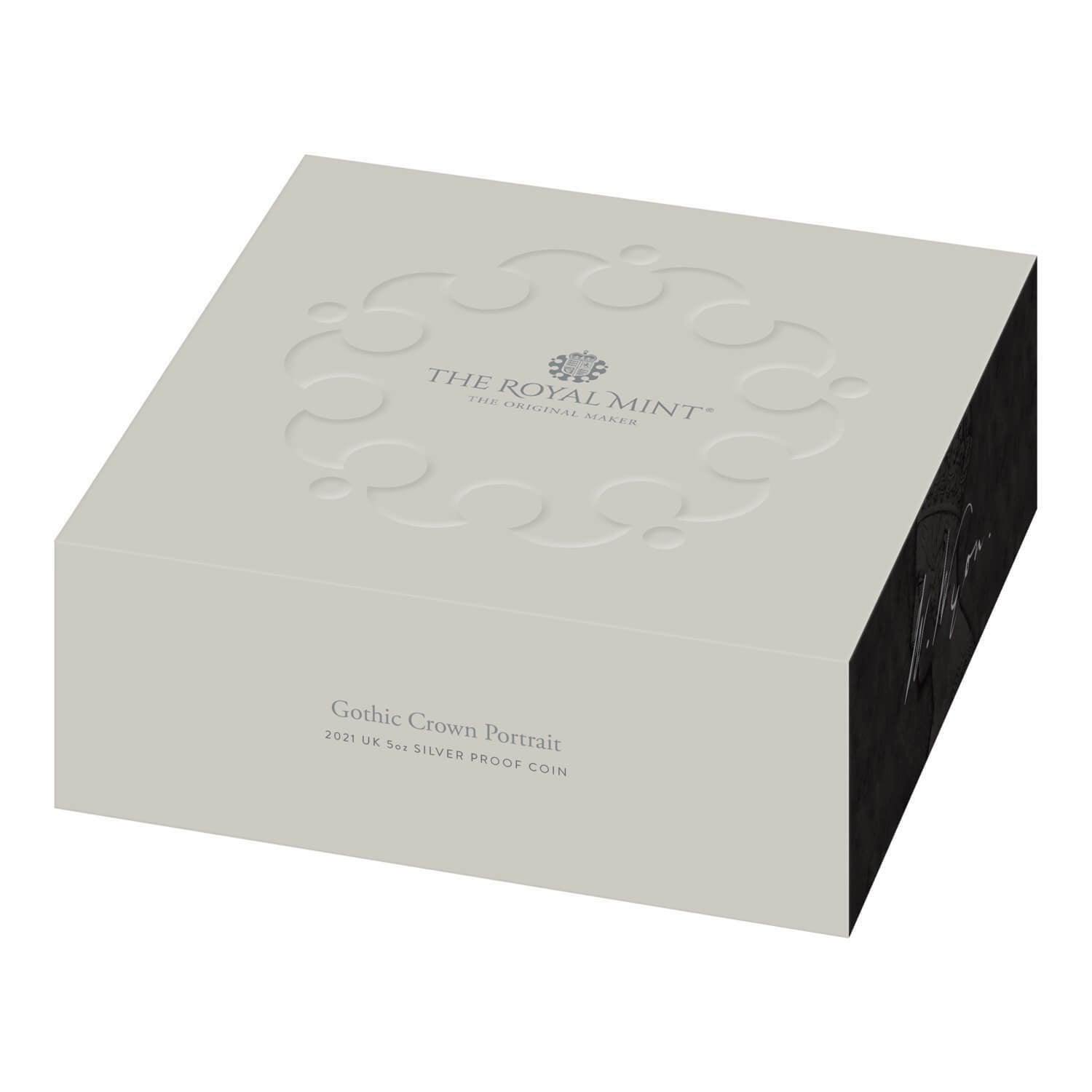 Gothic Crown Portrait 2021 UK 5oz Silver Proof Coin - Great Engravers COA#61