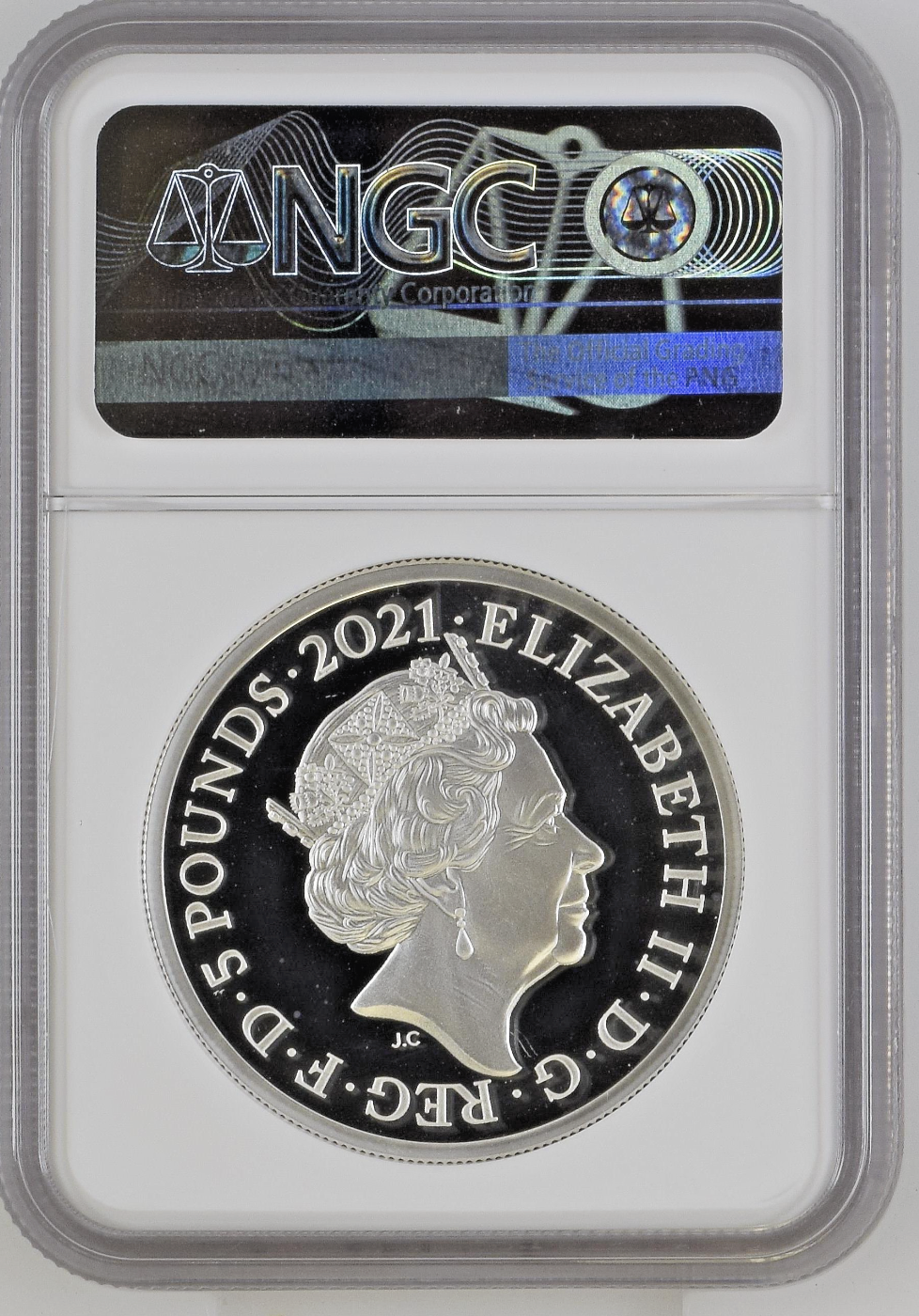 2021 Gothic Crown Portrait 2 oz Silver Proof NGC PF69 UC First Releases