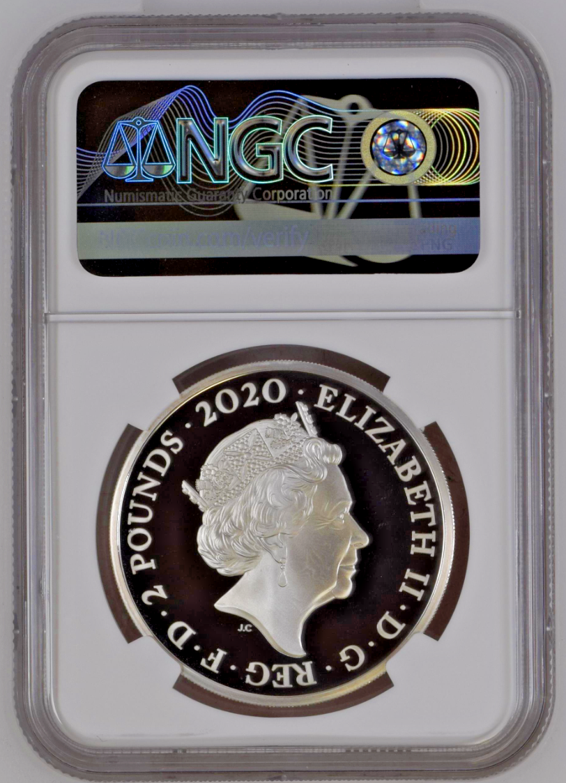2020 G.Britain Bond, James Bond 1 oz Silver Proof NGC PF69 Ultra Cameo