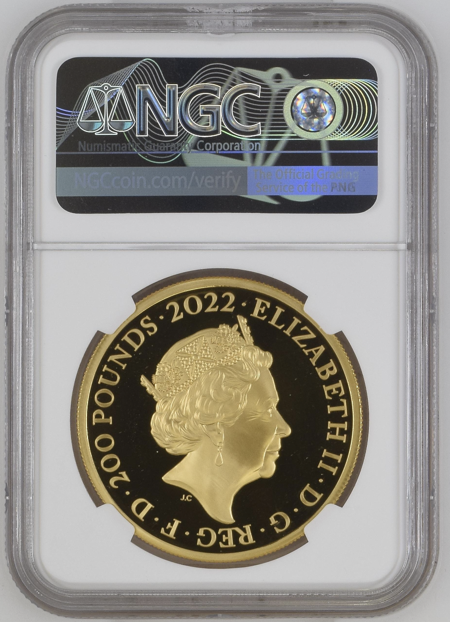 British Monarchs King James 1 2022 2oz Gold Proof NGC PF70 UC First Release