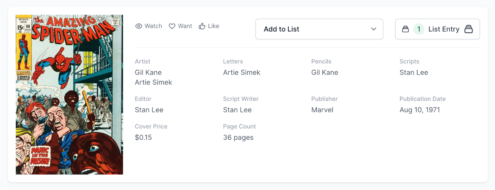 Amazing Spider-Man #99 CGC 5.5 - Retired NYC Label