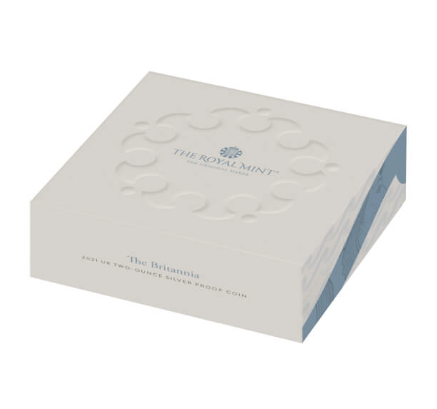 The Britannia 2021 Two-Ounce Silver Proof Coin (Very Rare 250 Coin Mintage)