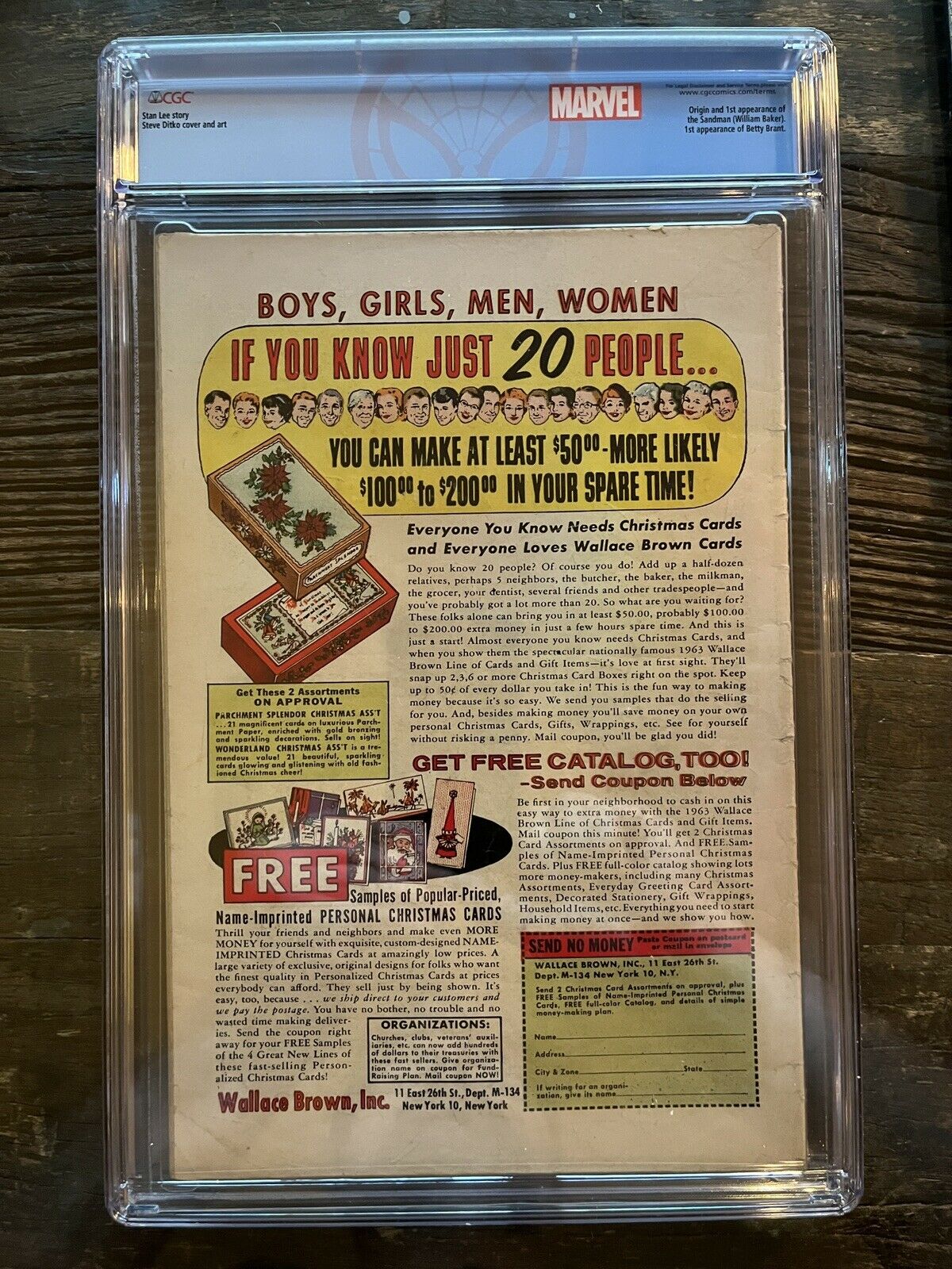 Amazing Spider-Man #4 CGC 3.0  First Sandman!