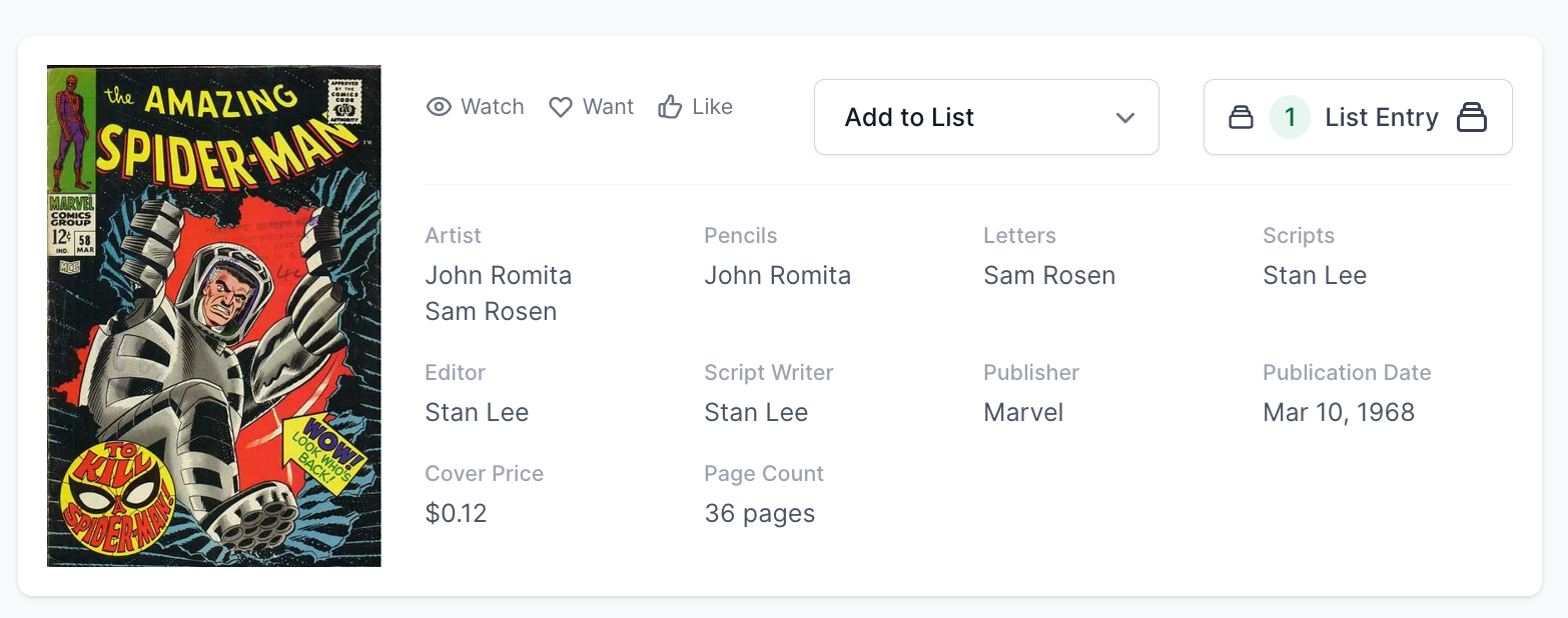 Amazing Spider-Man #58 CGC 4.0 - Spencer Smythe, Ka-Zar, Zabu