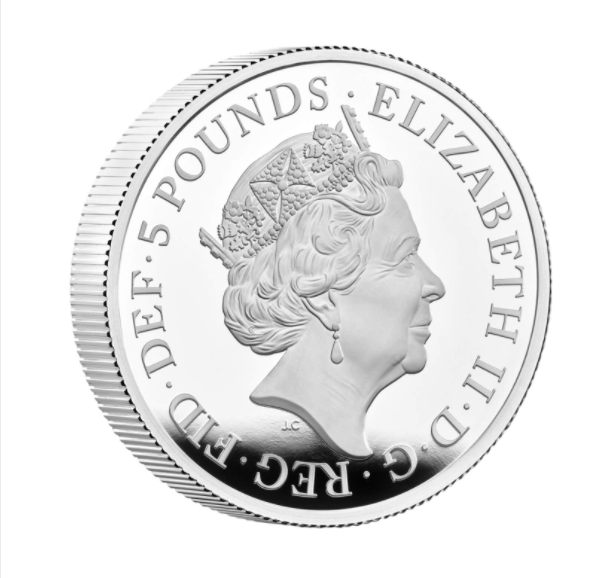 In stock! 2022 GB Royal Tudor Beasts Seymour Panther 2 oz Silver Proof Coin