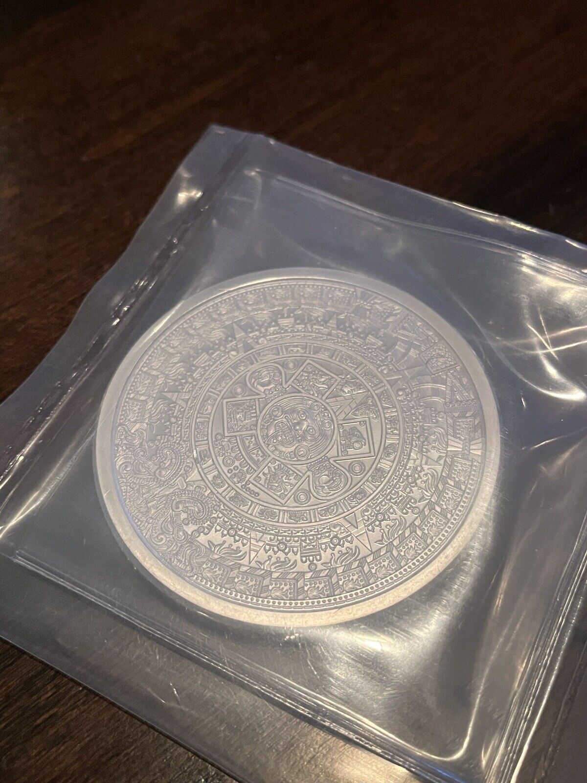 5 oz. Golden State Mint Silver Round Aztec Calendar .999 Fine