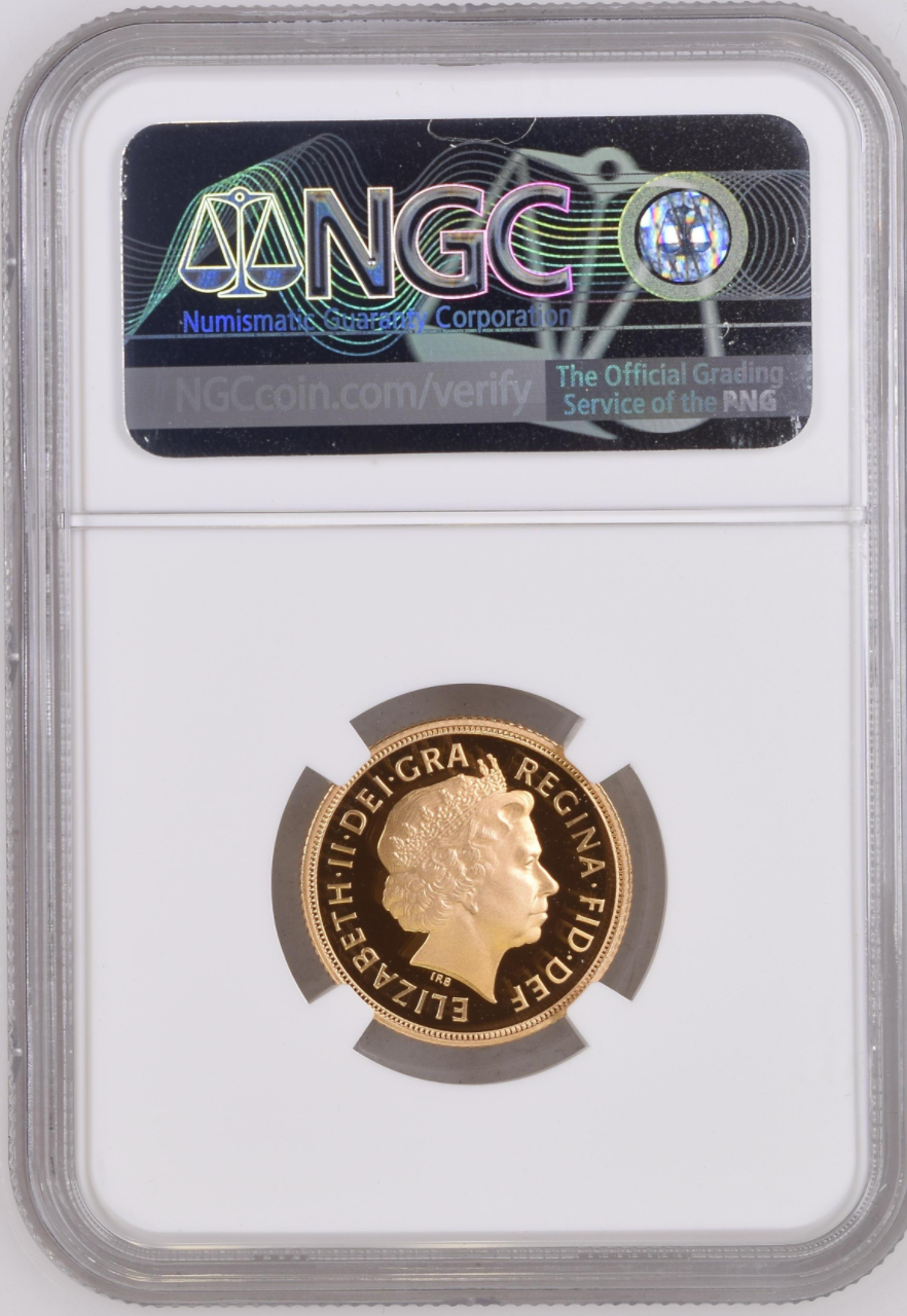 2012 Gold Sovereign Diamond Jubilee Proof NGC PF 70 ULTRA CAMEO #6027542-012