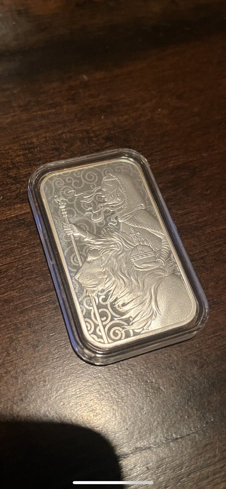 Una & the Lion 1 oz Silver Bar .9999 Fine Silver Bar Bullion - Plastic Capsule