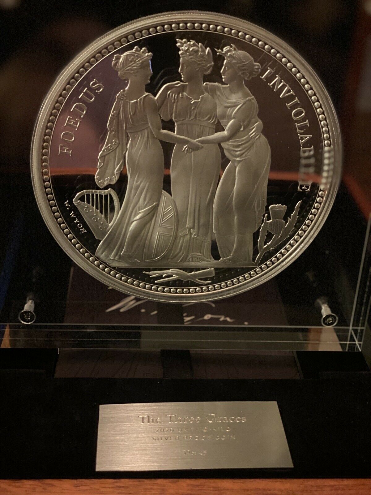 2020 2 Kg The Great Engravers Collection - Three Graces .999 Silver