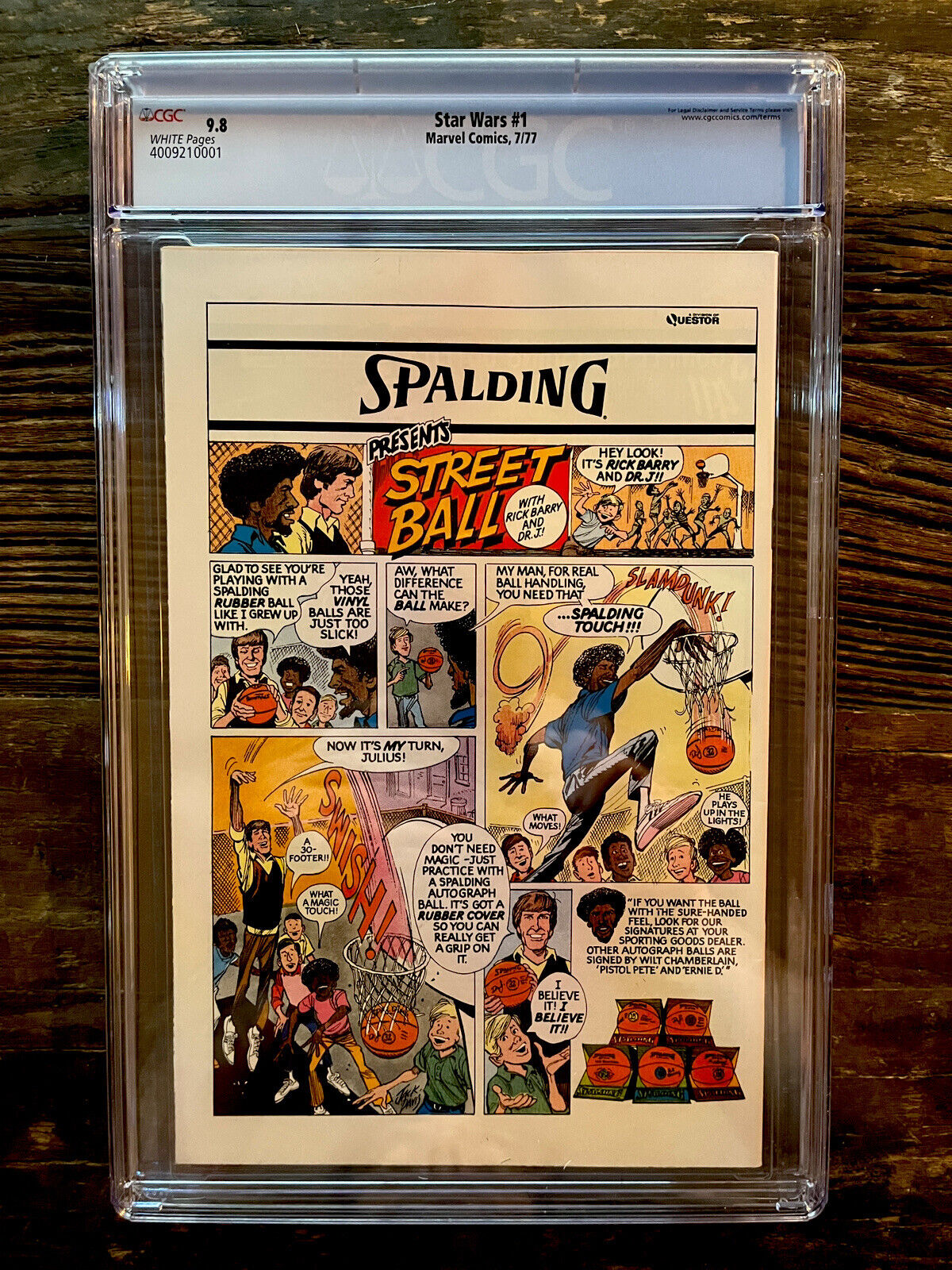 Highest Grade!!! Star Wars #1 CGC 9.8 White Pages - Start to original Star Wars