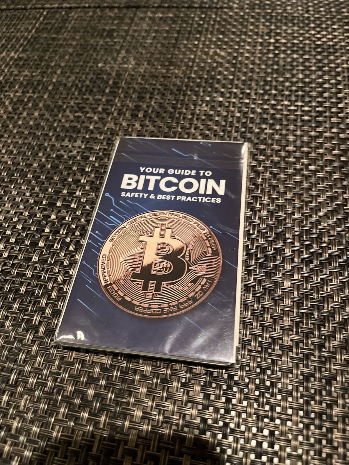 ETHEREUM Cold Storage Coin Crypto Wallet 1 Ounce .999 Fine Copper