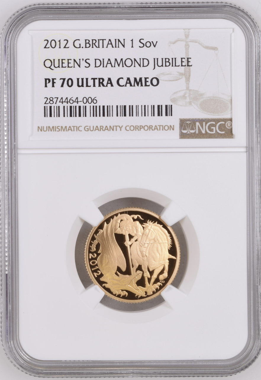 2021 Gold Sovereign Diamond Jubilee NGC PF70 Ultra Cameo