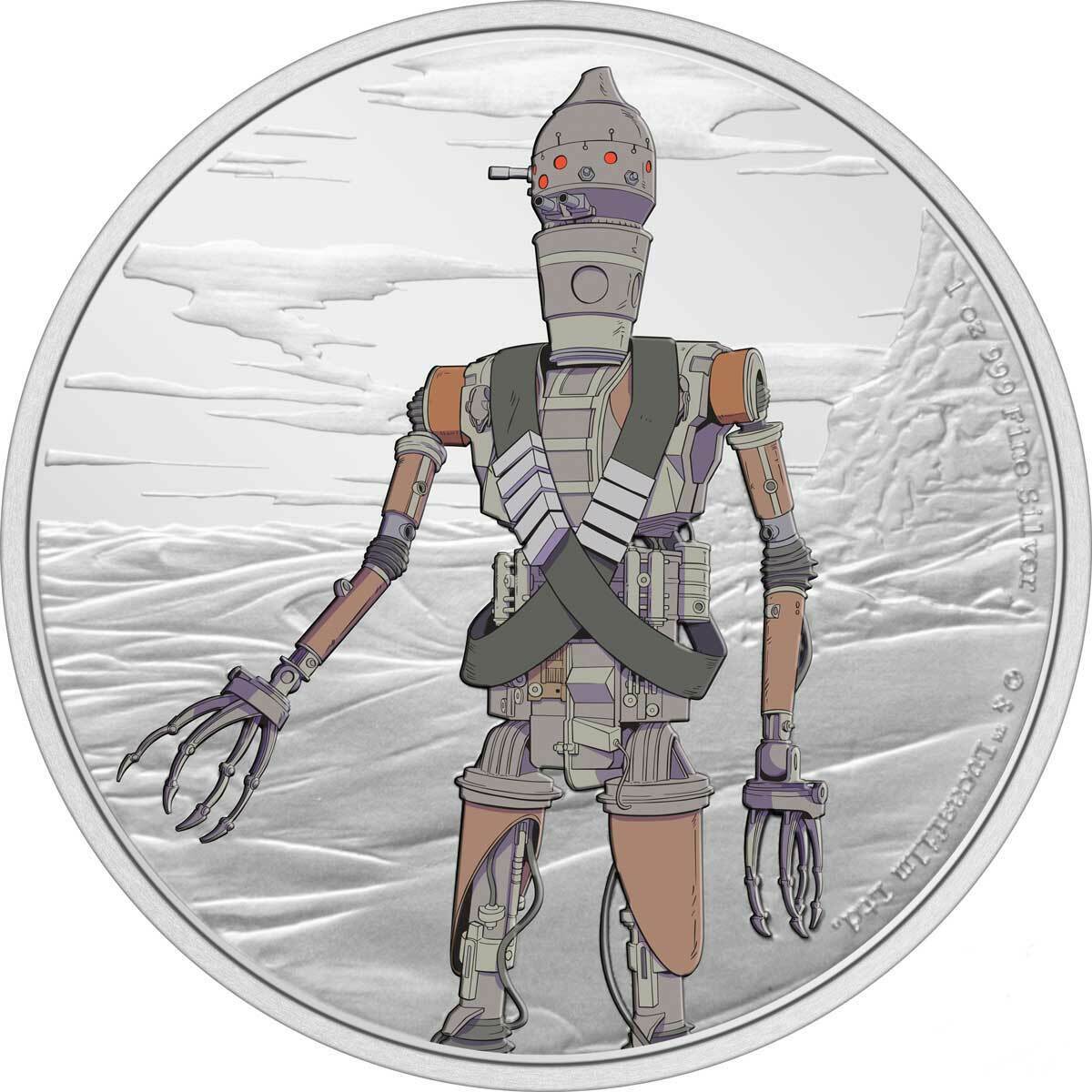 The Mandalorian - IG-11 1oz Silver Coin