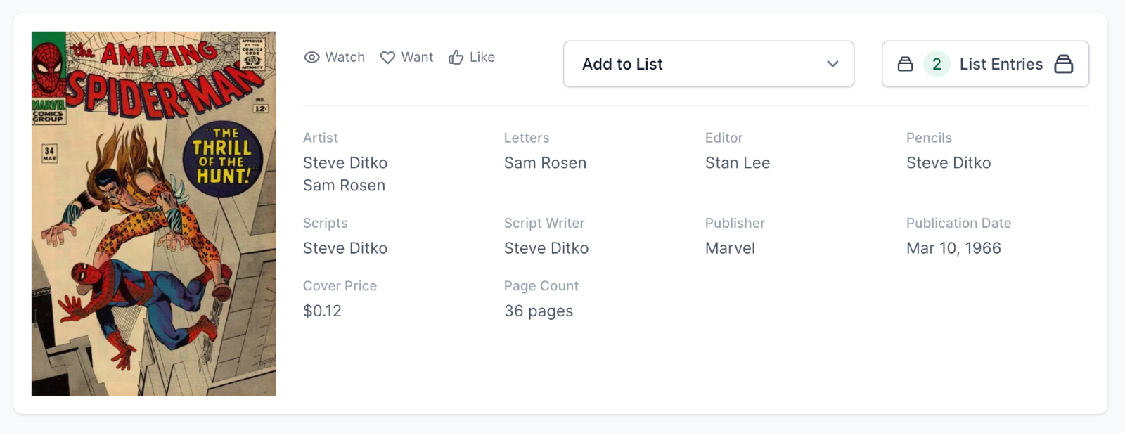 Spider-man Label! Amazing Spider-Man #34 CGC 5.0 - Kraven