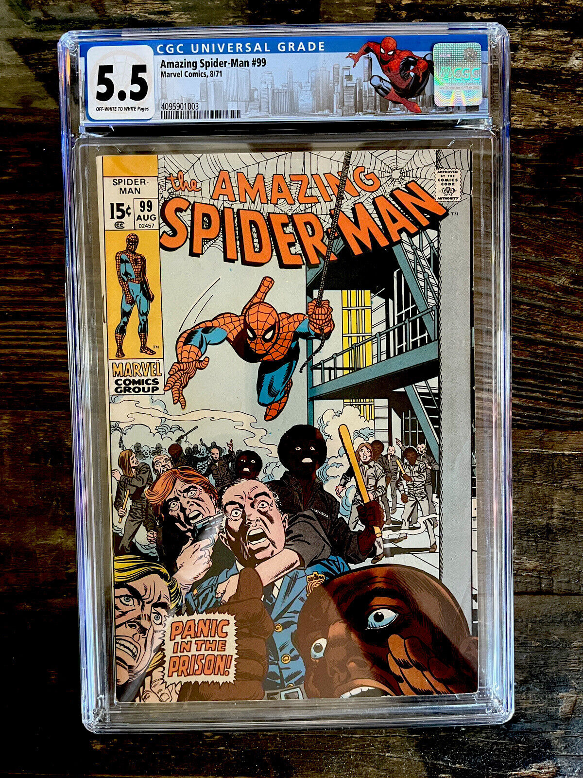 Amazing Spider-Man #99 CGC 5.5 - Retired NYC Label