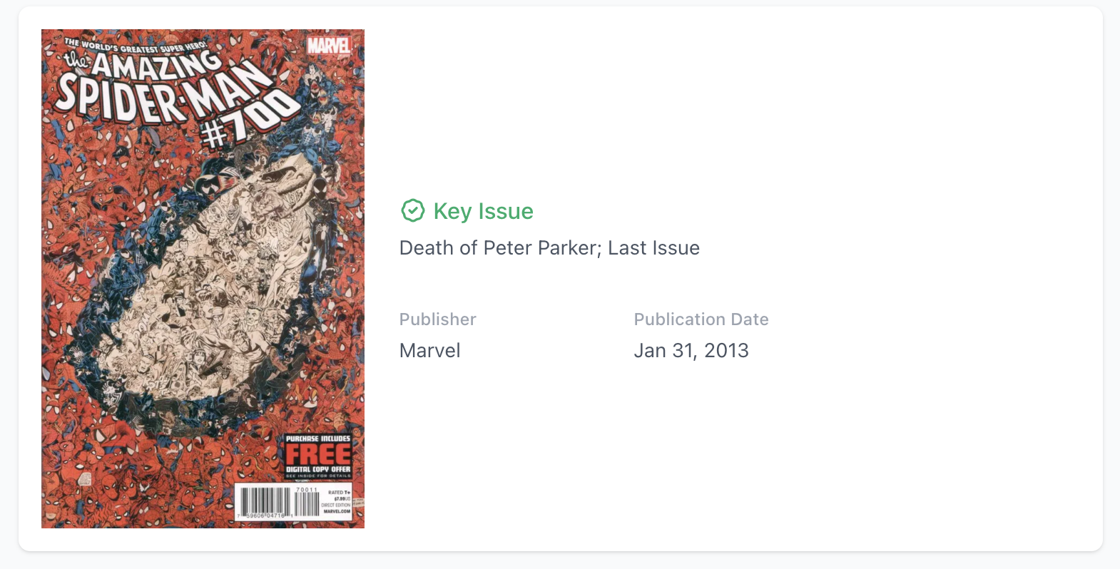 Amazing Spider-Man #700 CGC 9.8 Signatures - Stan Lee, John Romita, Humberto R.