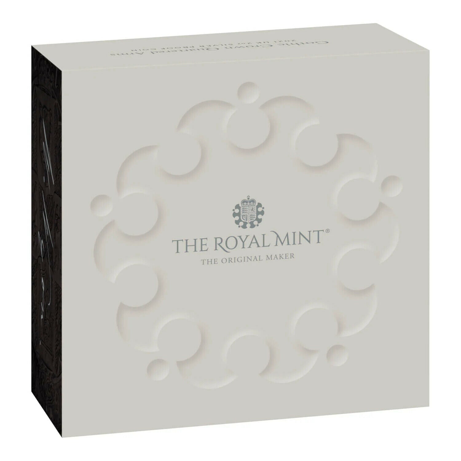 Gothic Crown Quartered Arms 2021 UK 2oz Silver Proof Coin - The Great Engravers