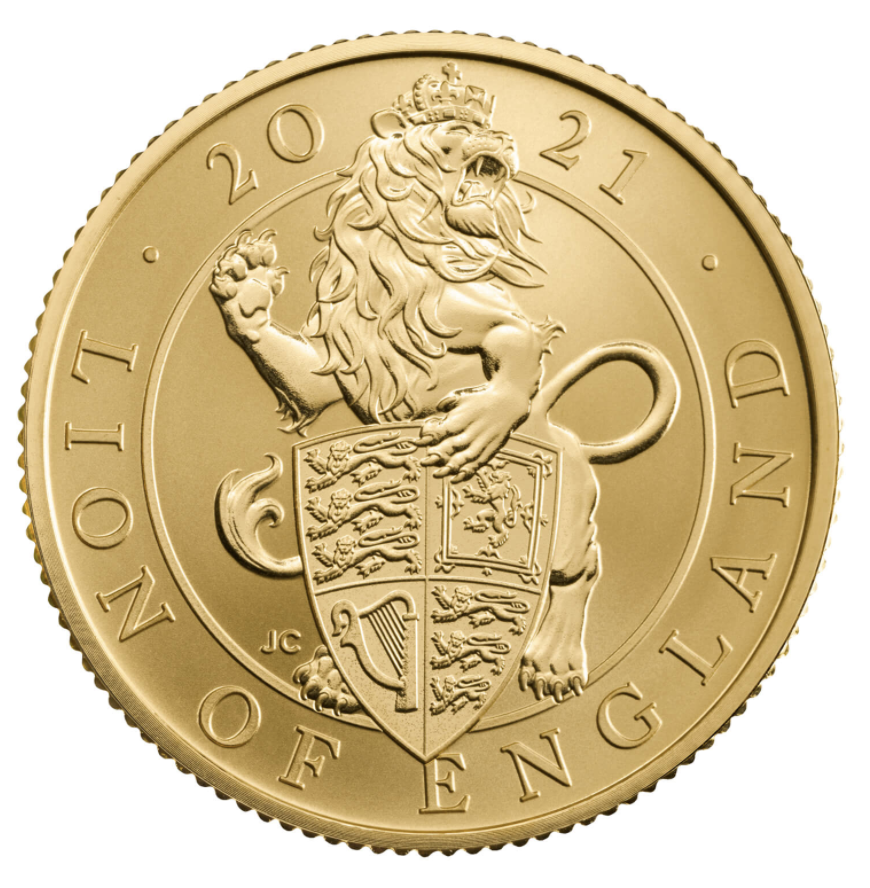 In Stock The Queen’s Beasts 2021 UK Quarter-Ounce Gold Proof Ten-Coin Set & COA