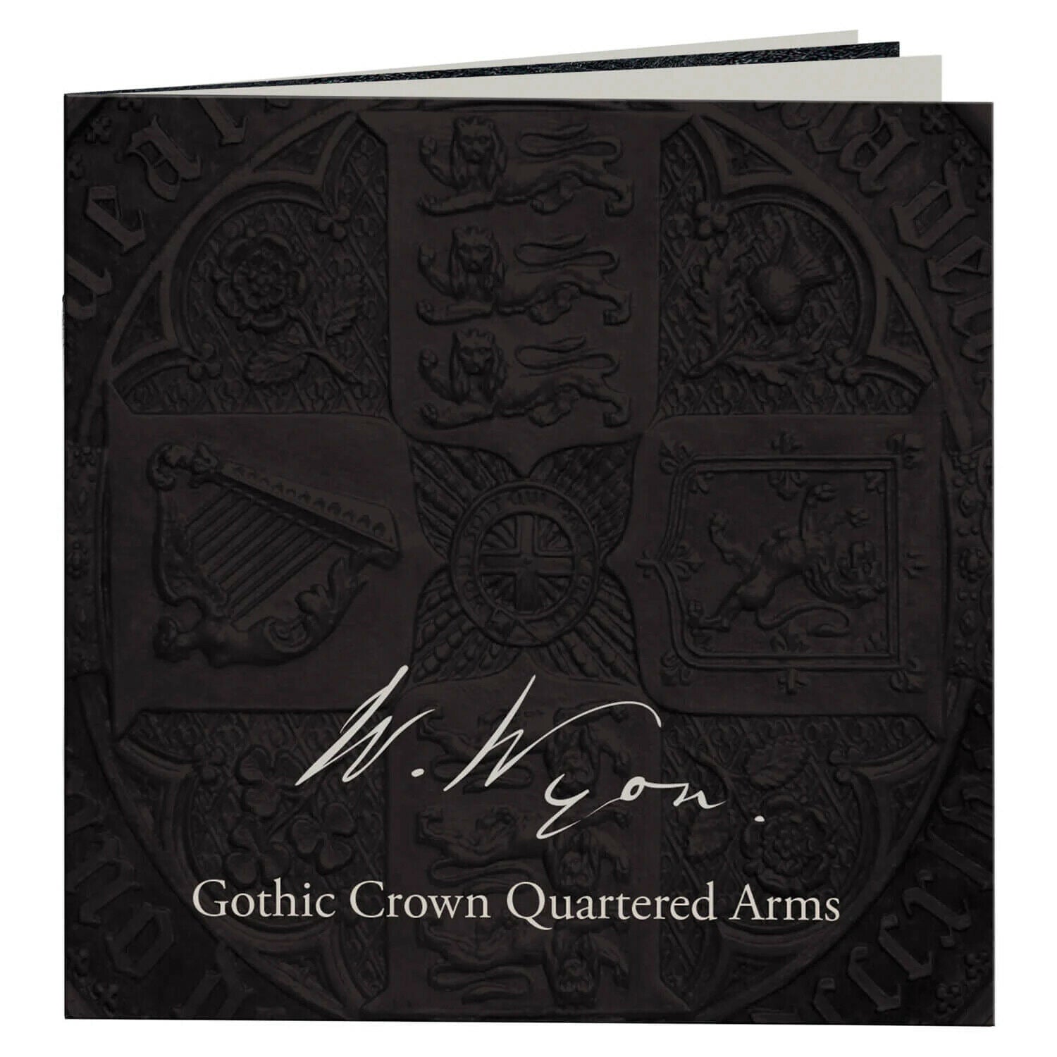 Gothic Crown Quartered Arms 2021 UK 2oz Silver Proof Coin - The Great Engravers