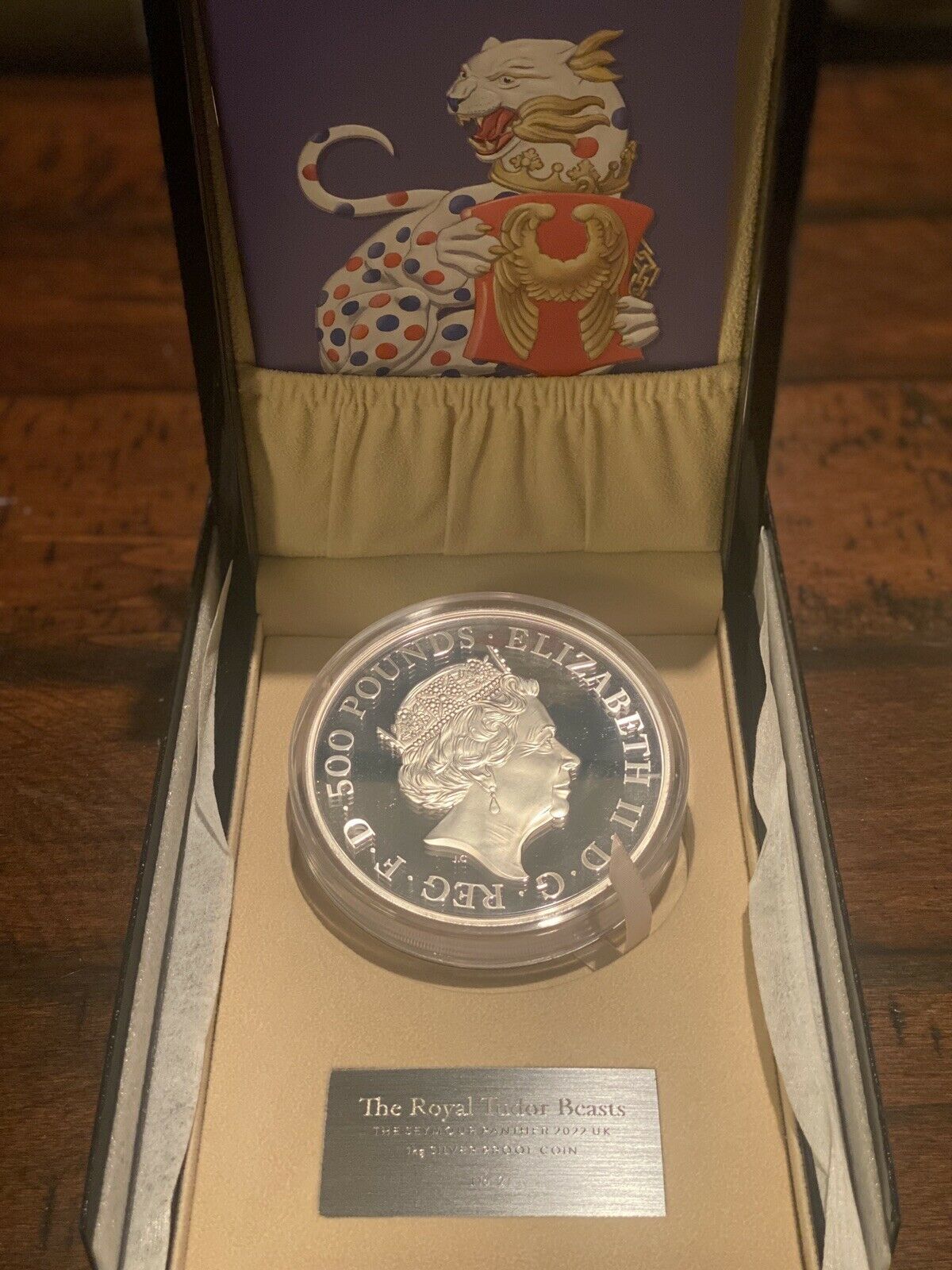 The Seymour Panther 2022 UK 1kg Silver Proof Coin