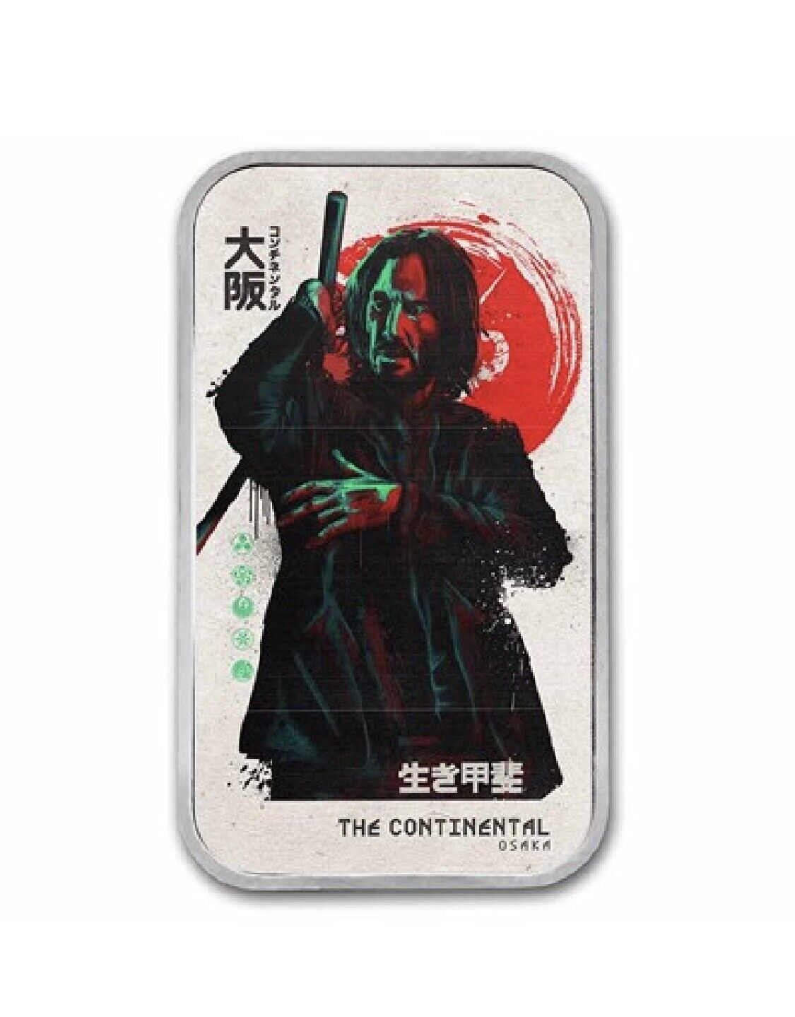 John Wick 1 oz Silver Osaka Bar in TEP - READY TO SHIP!