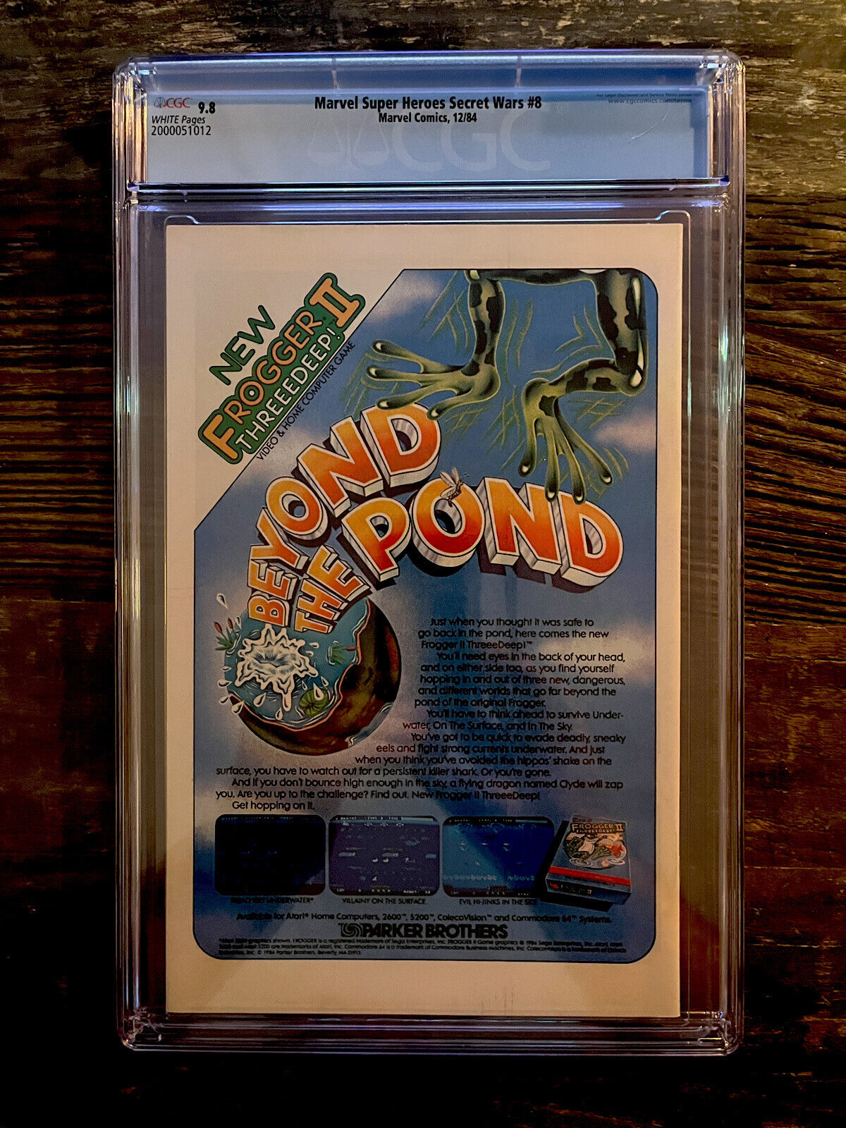 White Pages Newsstand! Marvel Secret Wars #8 CGC 9.8 - Origin Black Costume