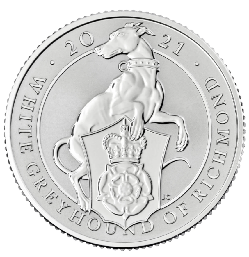 In Stock - Queen’s Beast 2021 UK Quarter-Ounce Silver Proof 10 (Ten) Coin Set