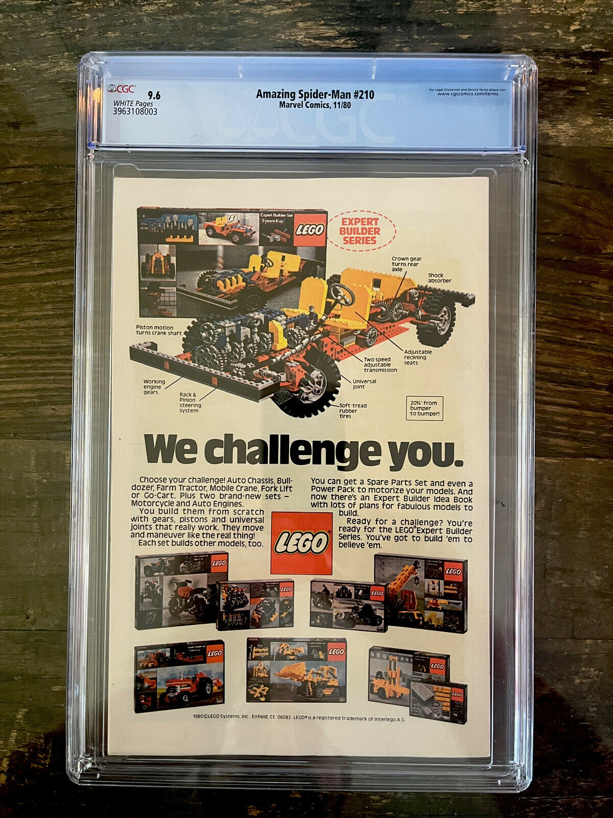 White Pages Newsstand! Amazing Spider-Man #210 CGC 9.6  1st appear of Madame Web